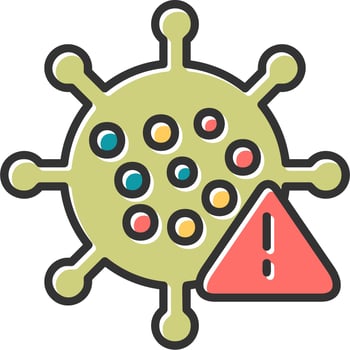 Virus Vector Icon