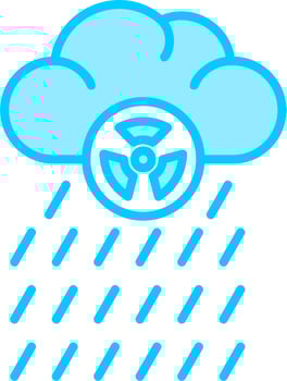 Acid Rain Vector Icon