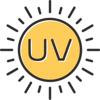 Ultravoilet Vector Icon