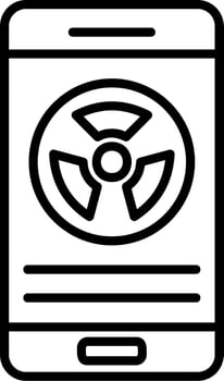 Rdiation Vector Icon