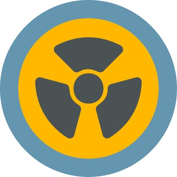 Radiation Vector Icon