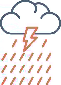 Rain Vector Icon