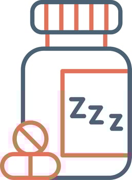 Sleeping Pills Vector Icon