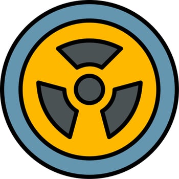 Radiation Vector Icon