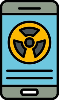 Rdiation Vector Icon