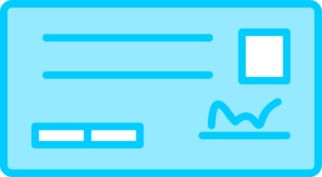 Cheque Vector Icon