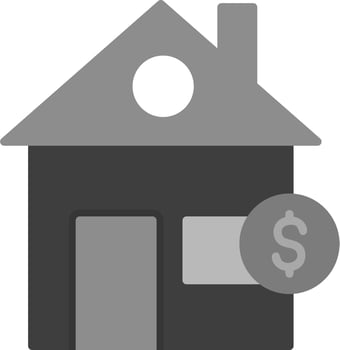 Housing Tax Vector Icon