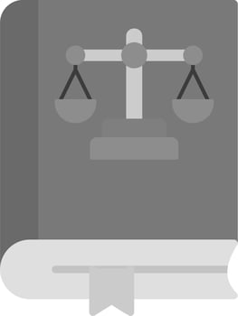 Law Book Vector Icon