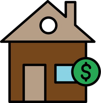 Housing Tax Vector Icon