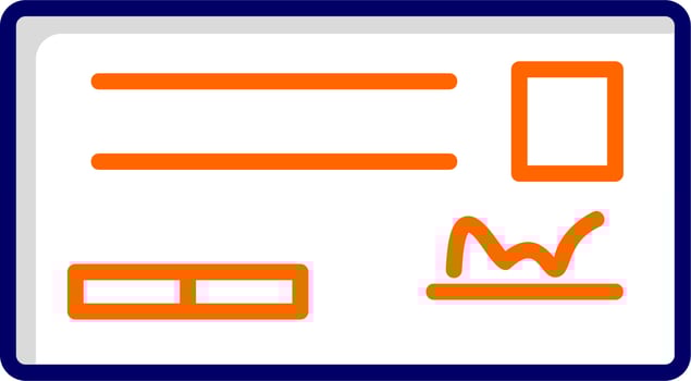 Cheque Vector Icon