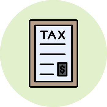 Tax Vector Icon