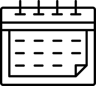 Calendar Vector Icon