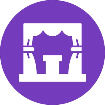 Stage Vector Icon