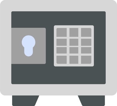 Safe Box Vector Icon