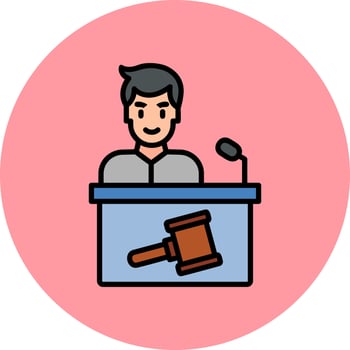 Auction Vector Icon