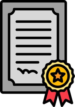 Certificate Vector Icon