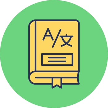 Dictionary Vector Icon