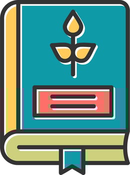 Agriculture Book Vector Icon