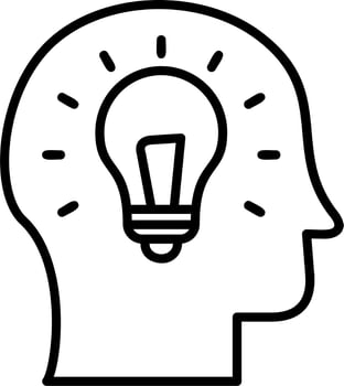 Human idea Vector Icon