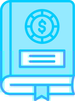 Financial Book Vector Icon
