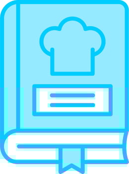 Recipe Book Vector Icon