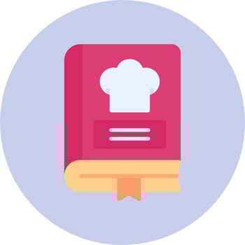 Recipe Book Vector Icon