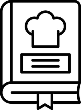 Recipe Book Vector Icon