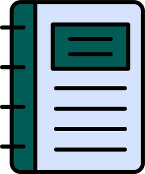 Notebook Vector Icon