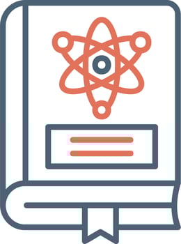 Physics Book Vector Icon