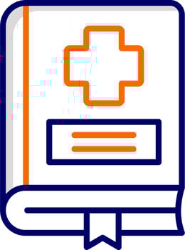 Medical Book Vector Icon