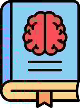 Neurology Book Vector Icon