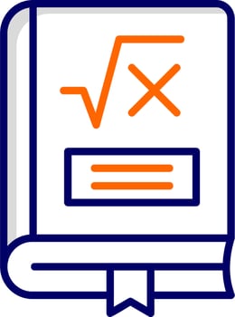 Maths Book Vector Icon