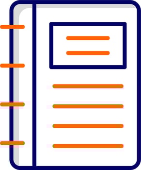Notebook Vector Icon