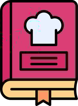 Recipe Book Vector Icon