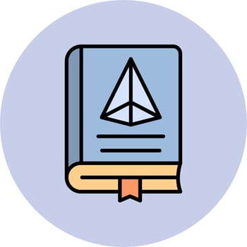 Trigonometry Book Vector Icon