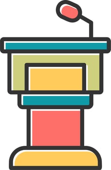 Podium Vector Icon