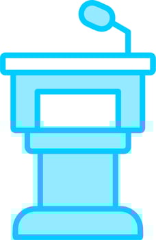 Podium Vector Icon