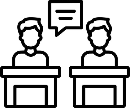 Debate Vector Icon