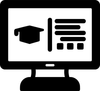 Online Education Vector Icon