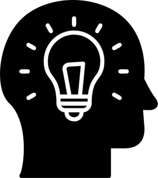Human idea Vector Icon