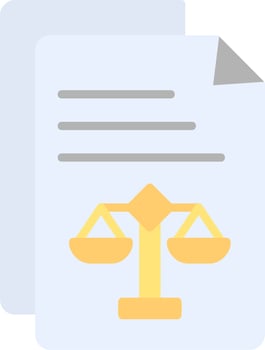 Legal Document Vector Icon
