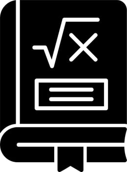 Maths Book Vector Icon