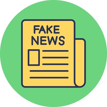 Fake News Vector Icon
