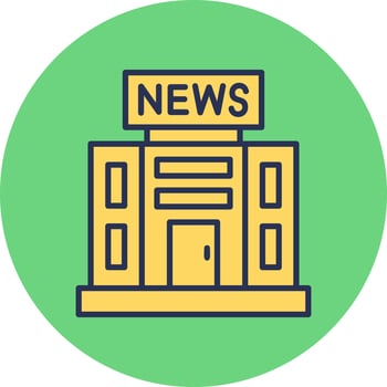 News Office Vector Icon