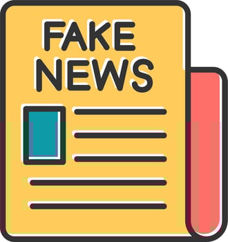 Fake News Vector Icon