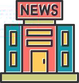 News Office Vector Icon