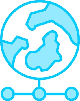World Grid Vector Icon
