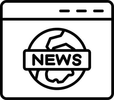 News Report Vector Icon