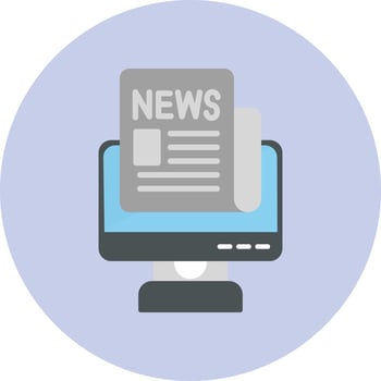 Live News Vector Icon