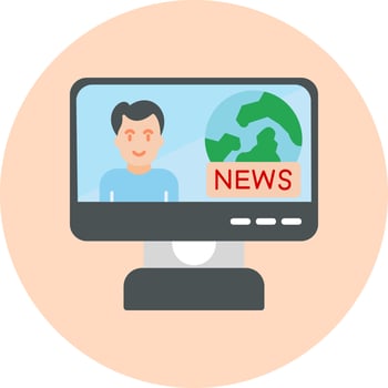 World News Vector Icon